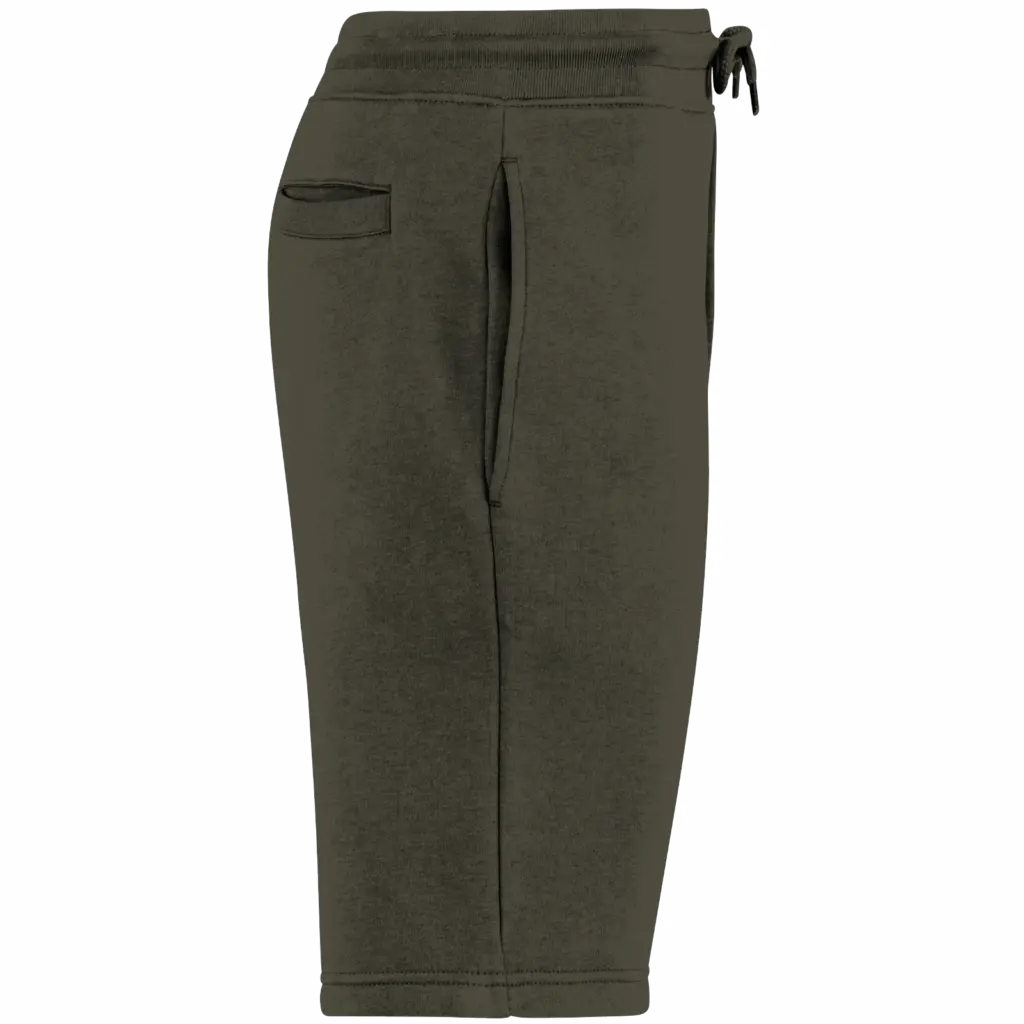 Ecologische herenbermuda, organic khaki — productfoto 10
