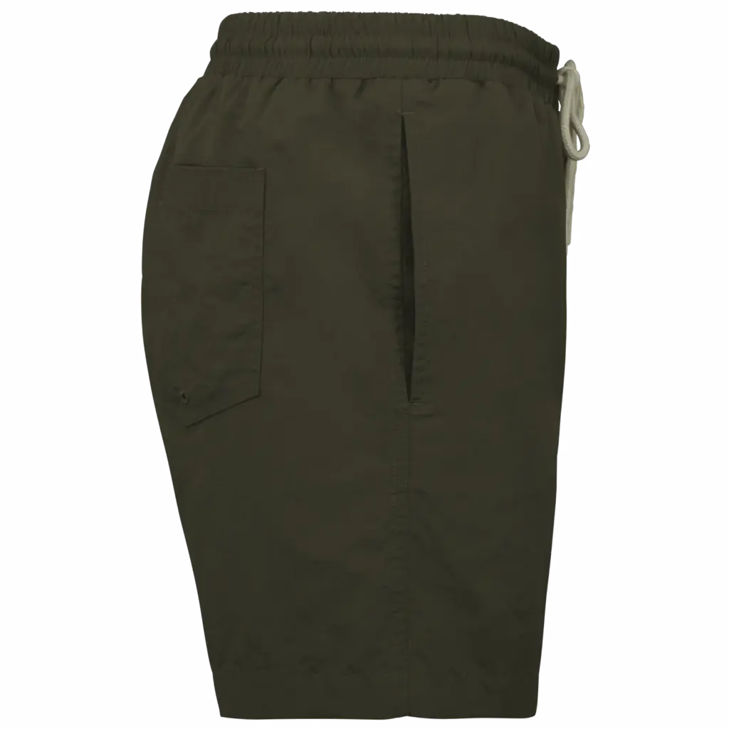 Ecologische zwemshort voor heren, organic khaki — productfoto 7