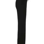 Ecologische wijde joggingbroek voor dames in French Terry, black — productfoto 1