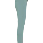 Ecologische uniseks jogging French Terry, washed jade green — productfoto 5