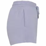 Ecologisch damesshort French Terry, washed parma — productfoto 6