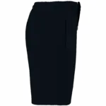 Ecologische herenshort French Terry, washed black — productfoto 3