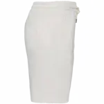 Ecologische herenshort French Terry, washed ivory — productfoto 4