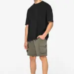 Duurzame verwassen herencargoshort van French Terry — productfoto 2