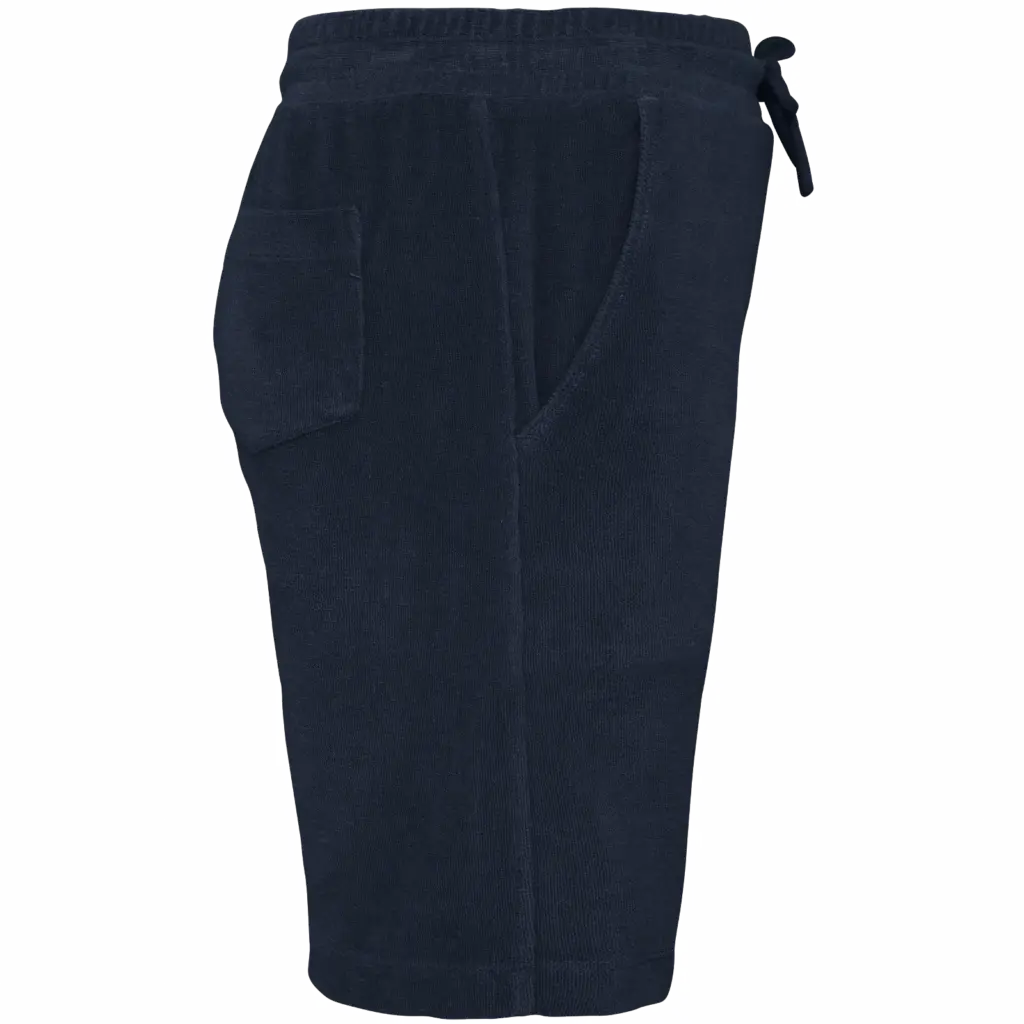 Ecologische badstof jongensshort, navy blue — productfoto 5