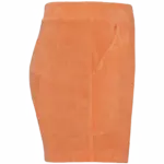 Ecologische badstof meisjesshort, apricot — productfoto 3