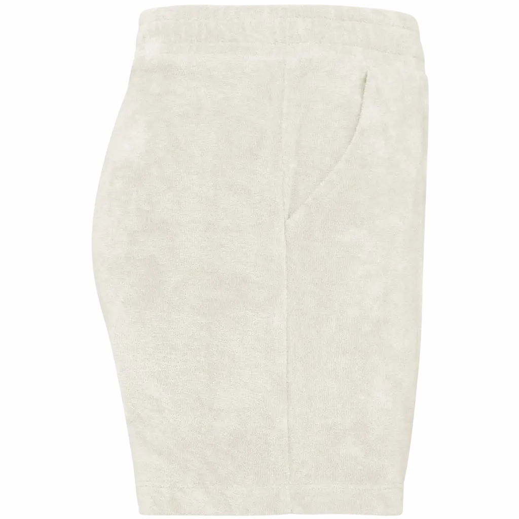 Ecologische badstof meisjesshort, ivory — productfoto 5