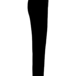 Ecologische joggingbroek voor dames, black — productfoto 3