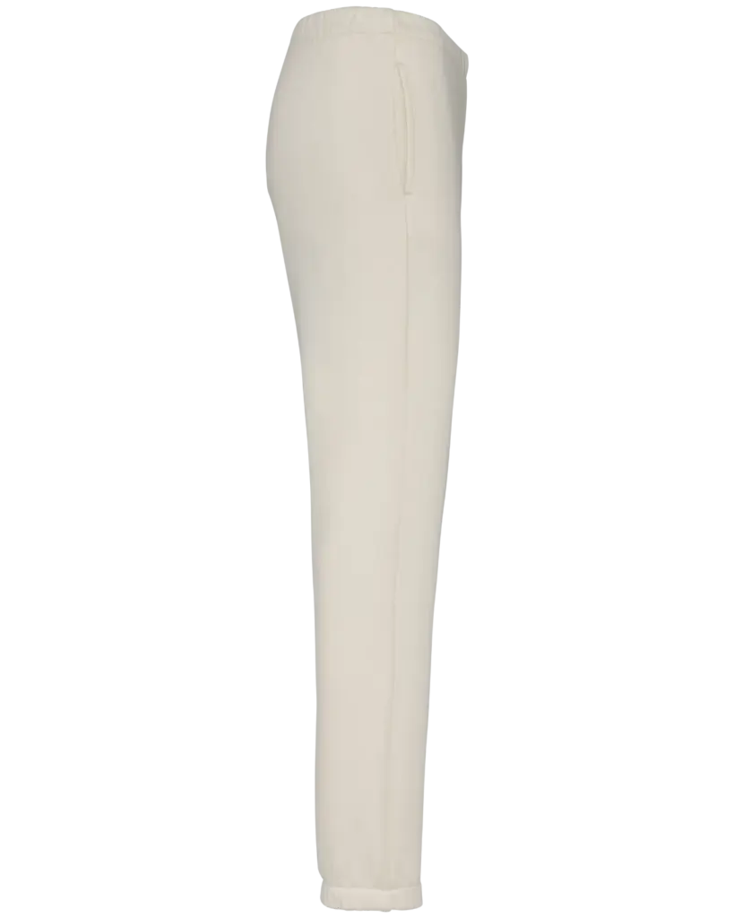 Ecologische joggingbroek voor dames, ivory — productfoto 4