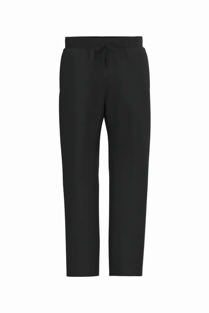 Duurzame uniseks wijde joggingbroek., black — productfoto 6
