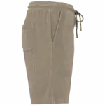 Ecologische badstof herenshort, cream coffee — productfoto 5