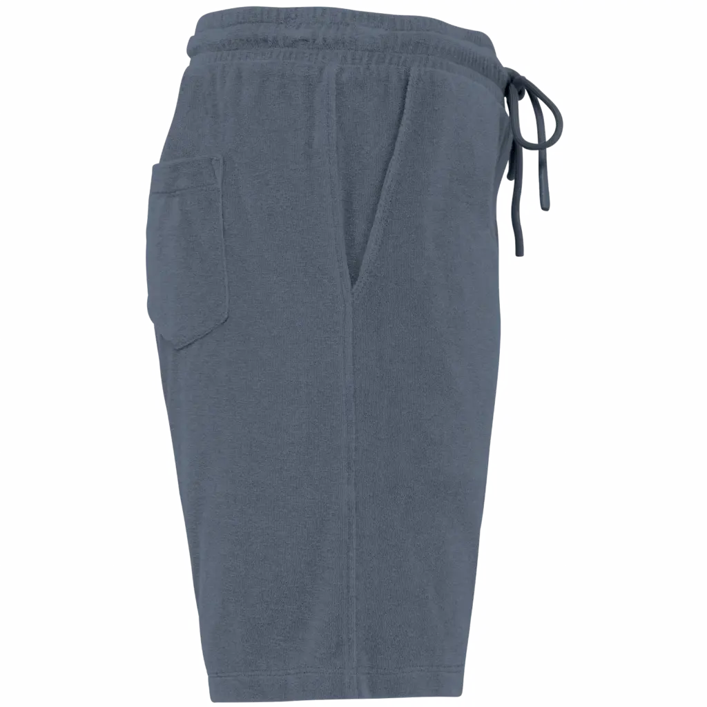 Ecologische badstof herenshort, mineral grey — productfoto 8