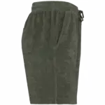 Ecologische badstof herenshort, organic khaki — productfoto 10