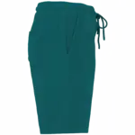 Ecologische badstof herenshort, peacock green — productfoto 13
