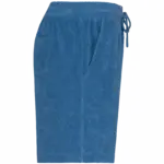 Ecologische badstof herenshort, riviera blue — productfoto 14