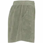 Ecologische badstof damesshort, almond green — productfoto 2