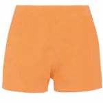 Ecologische badstof damesshort, apricot — productfoto 13