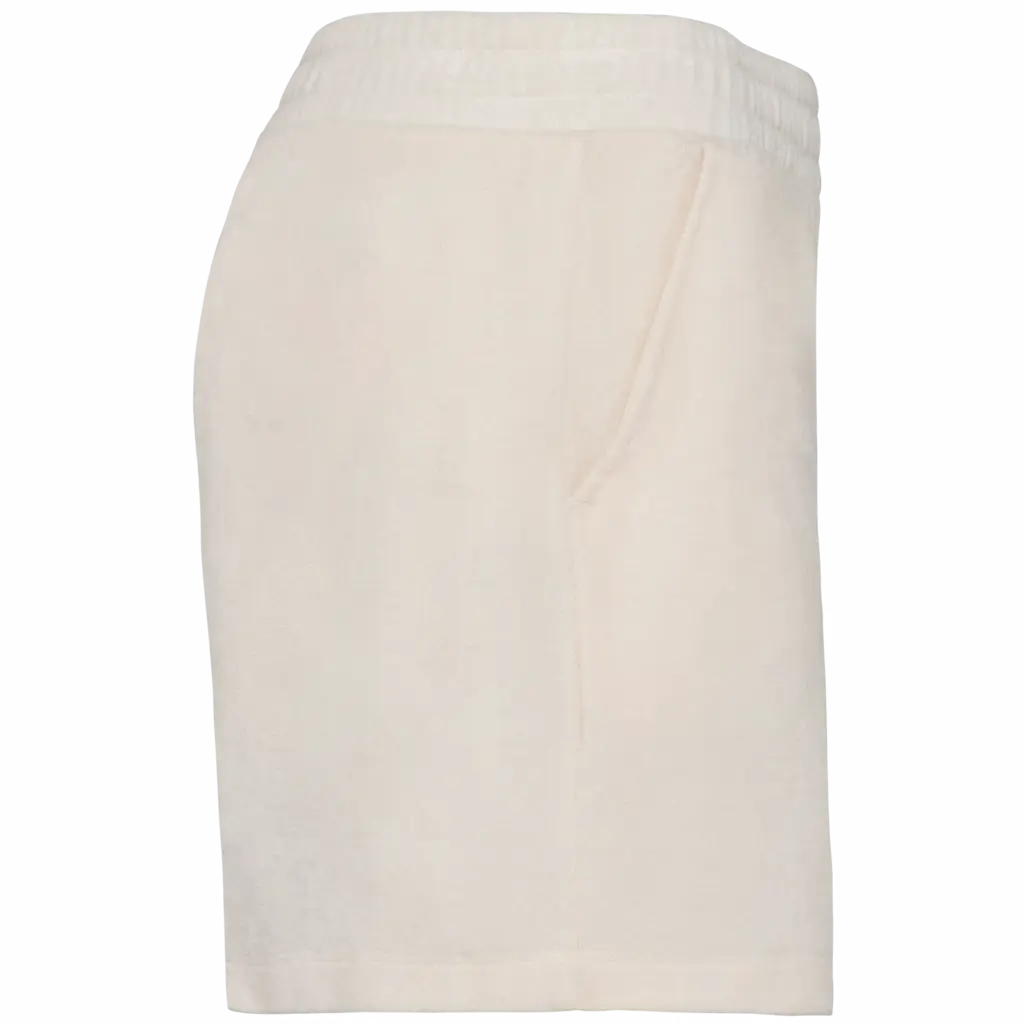 Ecologische badstof damesshort, ivory — productfoto 7