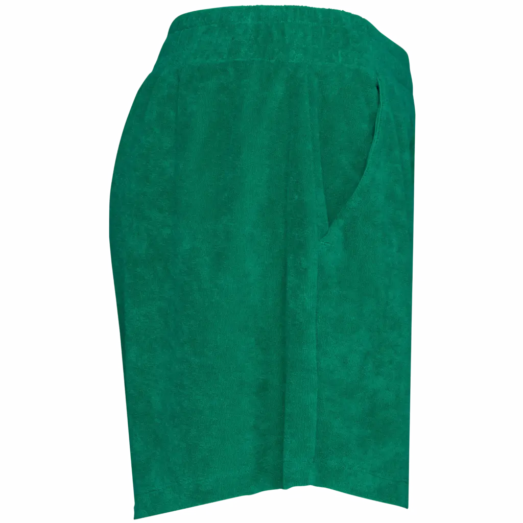 Ecologische badstof damesshort, malachite green — productfoto 8