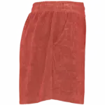 Ecologische badstof damesshort, paprika — productfoto 9