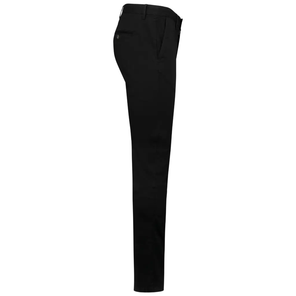 Ecologische chinobroek heren, black — productfoto 6