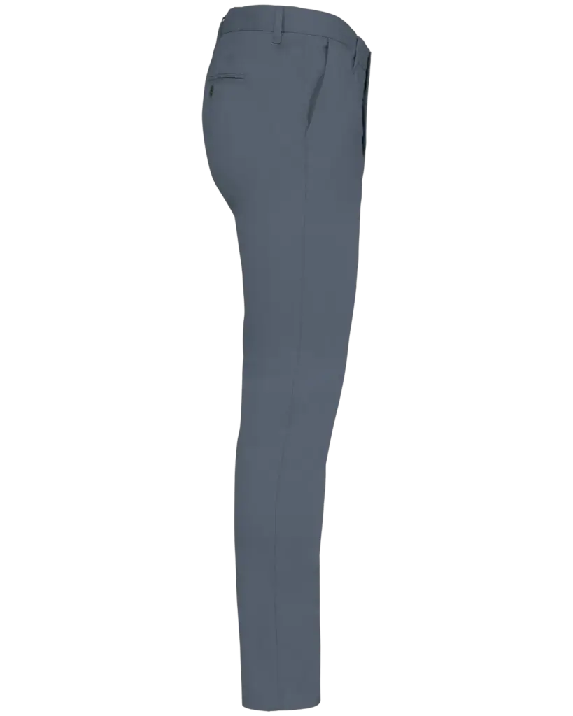 Ecologische chinobroek heren, mineral grey — productfoto 13