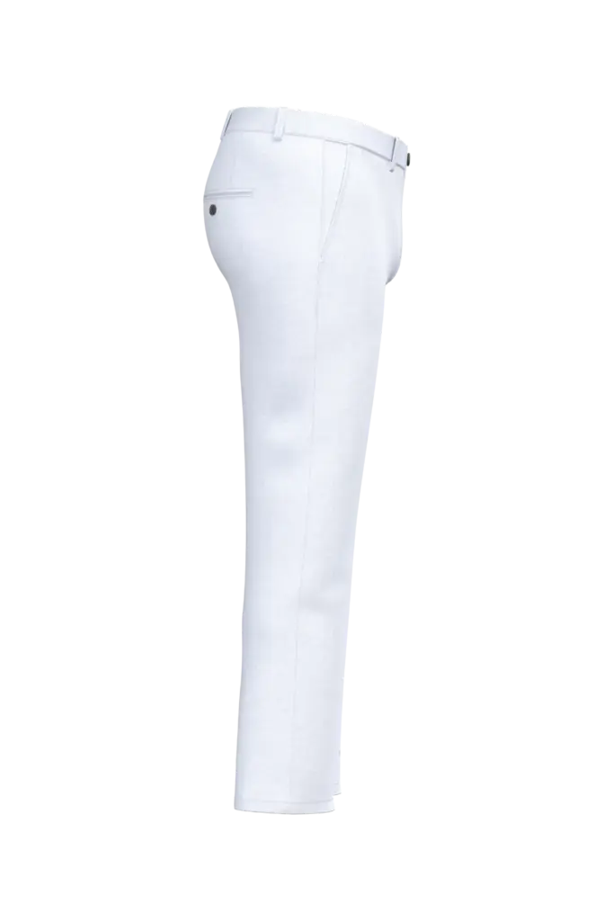 Ecologische chinobroek heren, white — productfoto 19