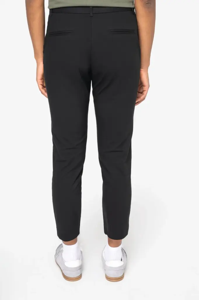 Ecologische enkellange chinobroek dames — productfoto 4