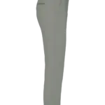 Ecologische enkellange chinobroek dames, almond green — productfoto 5