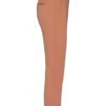 Ecologische enkellange chinobroek dames, peach — productfoto 12