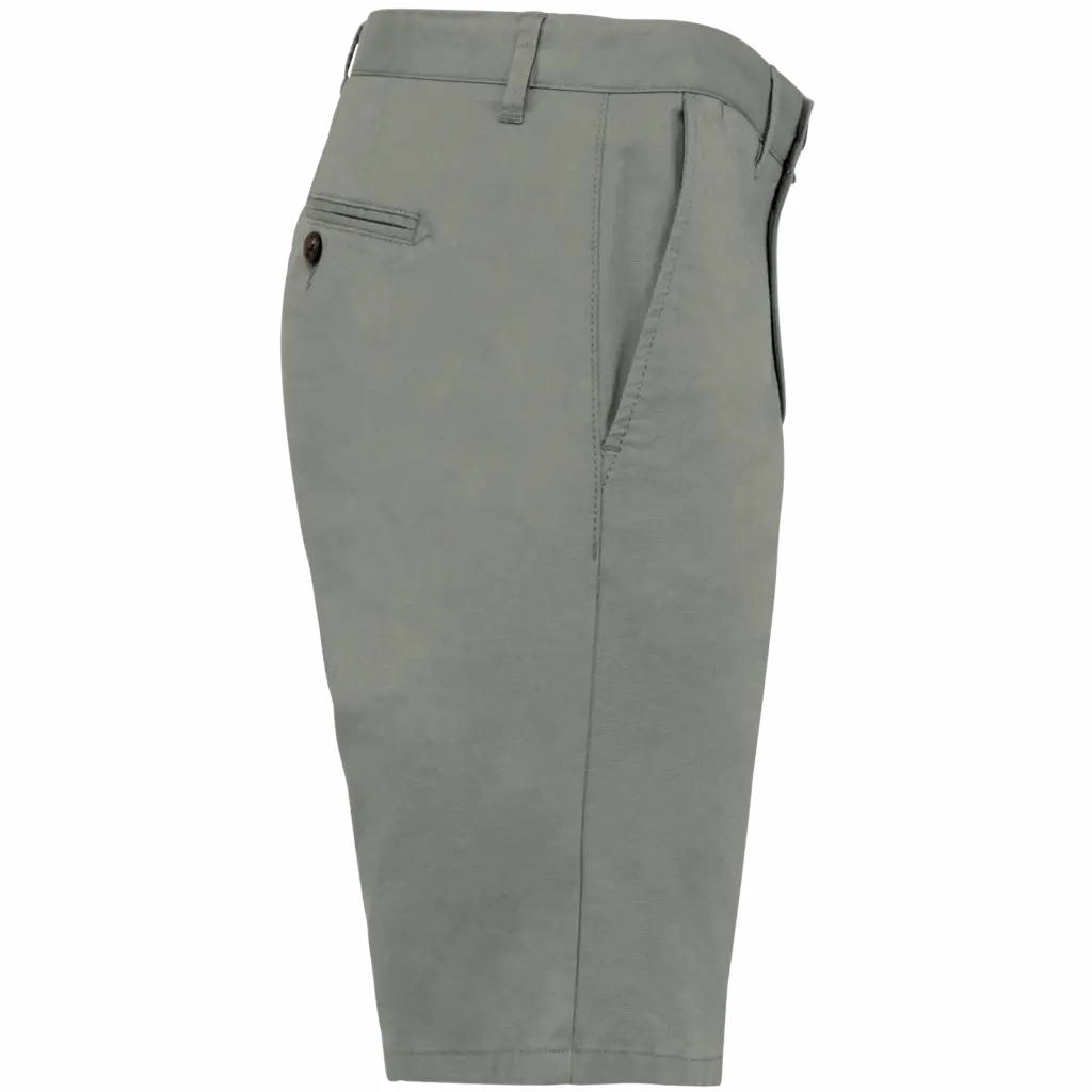 PS_NS738-S-2_ALMONDGREEN - Hidalgo-werbeartikel Ecologische chinobermuda heren, almond green — productfoto 5