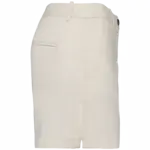 Ecologische chinobermuda dames, ivory — productfoto 6