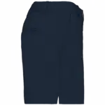 Ecologische chinobermuda dames, navy blue — productfoto 8