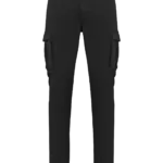 Ecologische verwassen cargobroek heren, washed black — productfoto 6