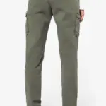Ecologische verwassen cargobroek dames — productfoto 4