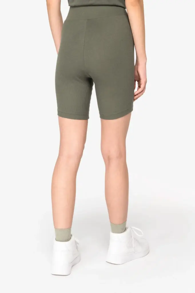 NS744-8_2024 - Hidalgo-werbeartikel Ecologische geribde damesshort — productfoto 4