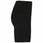 Ecologische geribde damesshort, black — productfoto 5