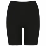 Ecologische geribde damesshort, black — productfoto 6