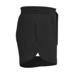 Ecologische damesshort French Terry, black — productfoto 3