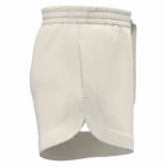 Ecologische damesshort French Terry, ivory — productfoto 4
