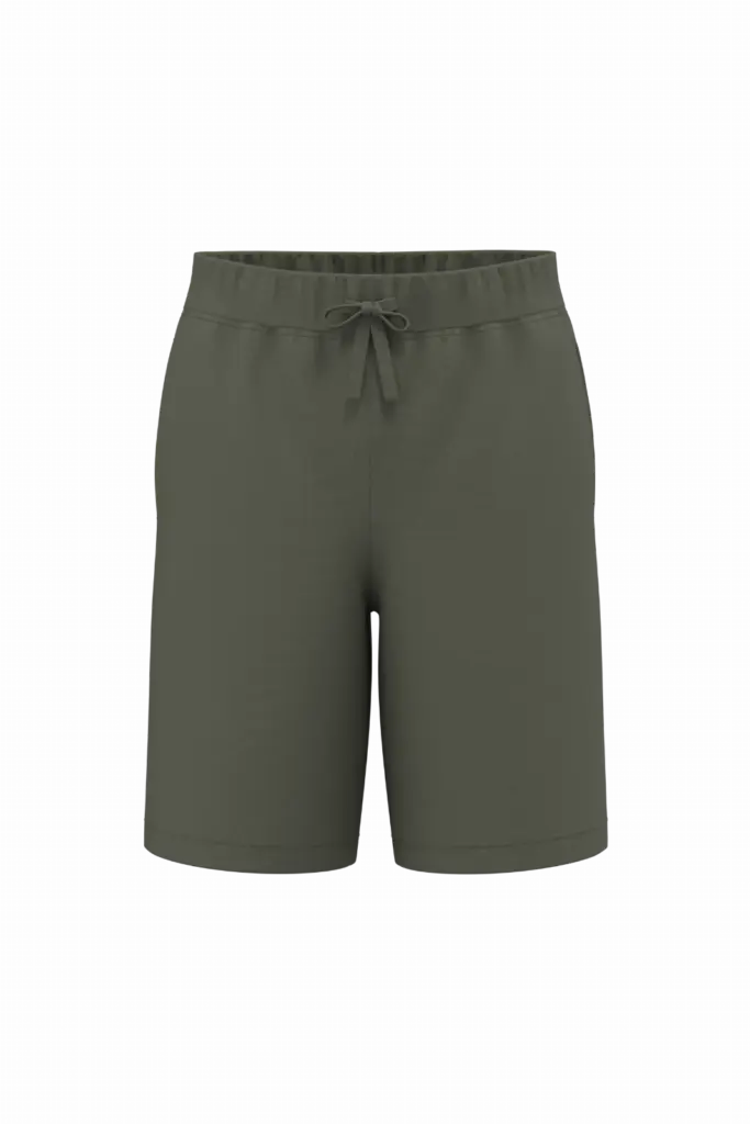 PS_NS779_ORGANICKHAKI - Hidalgo NS779 - Duurzame herenbermuda met loose fit, organic khaki — productfoto 3
