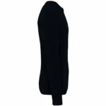Ecologische dikke gebreide herentrui, black — productfoto 5