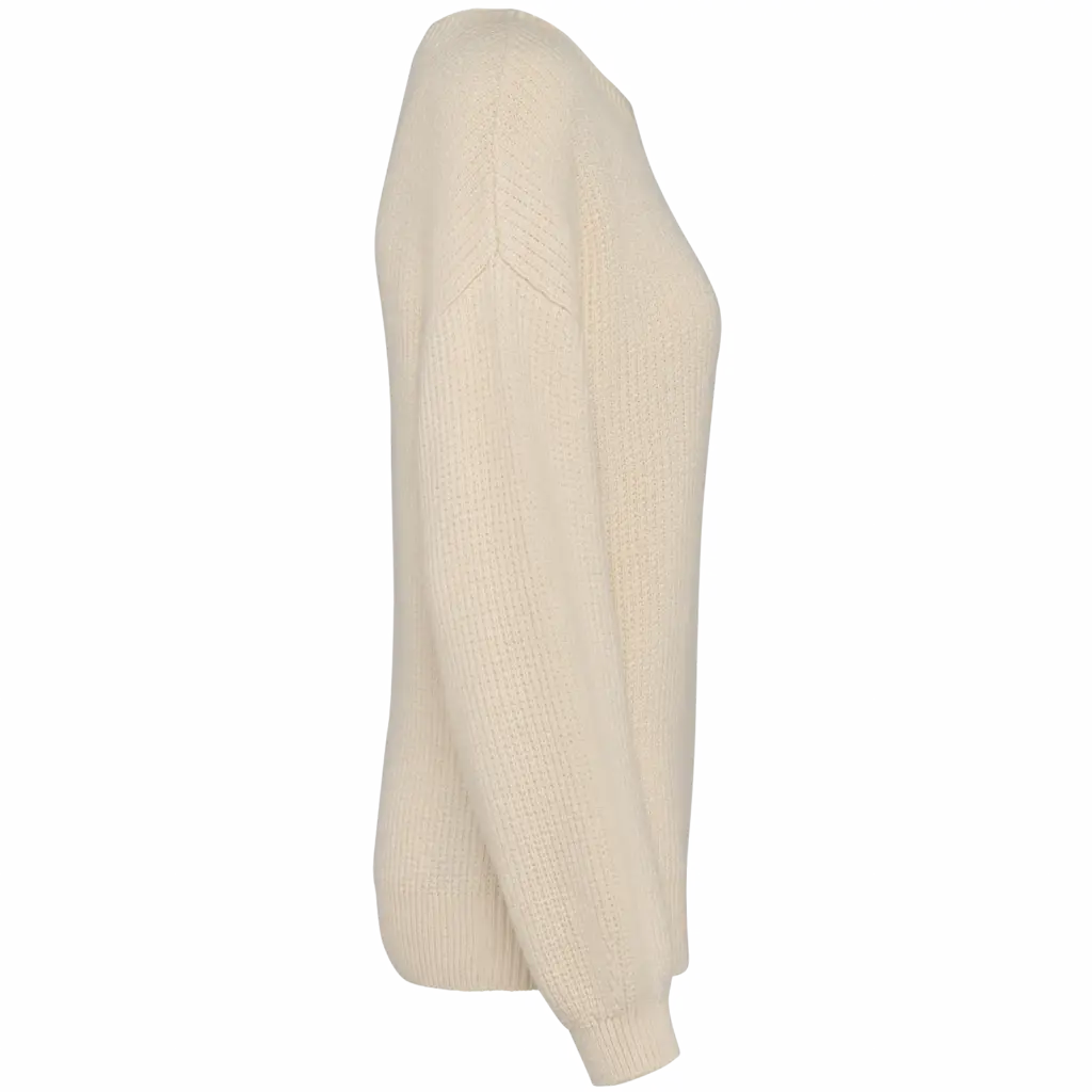 PS_NS920-S-2_IVORY - Hidalgo-werbeartikel Ecologische damestrui van merinoswol, ivory — productfoto 5