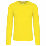 Thermoshirt Lange Mouwen, flashy yellow — productfoto 7