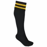 Sportsokken Met Contraststrepen, black / sporty yellow — productfoto 2