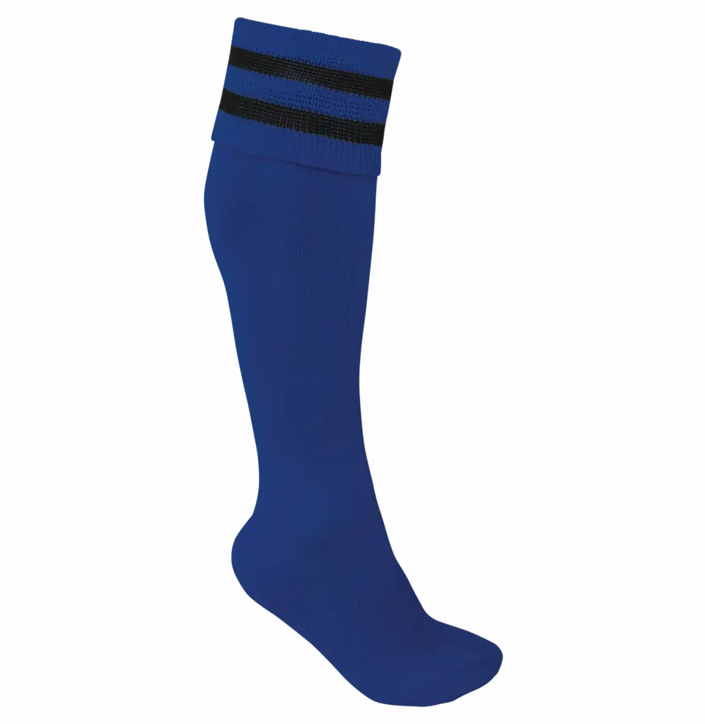 PS_PA015_DARKROYALBLUE-BLACK - Hidalgo Sportsokken Met Contraststrepen, dark royal blue / black — productfoto 4