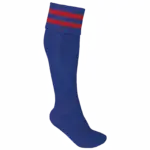 Sportsokken Met Contraststrepen, dark royal blue / sporty red — productfoto 5