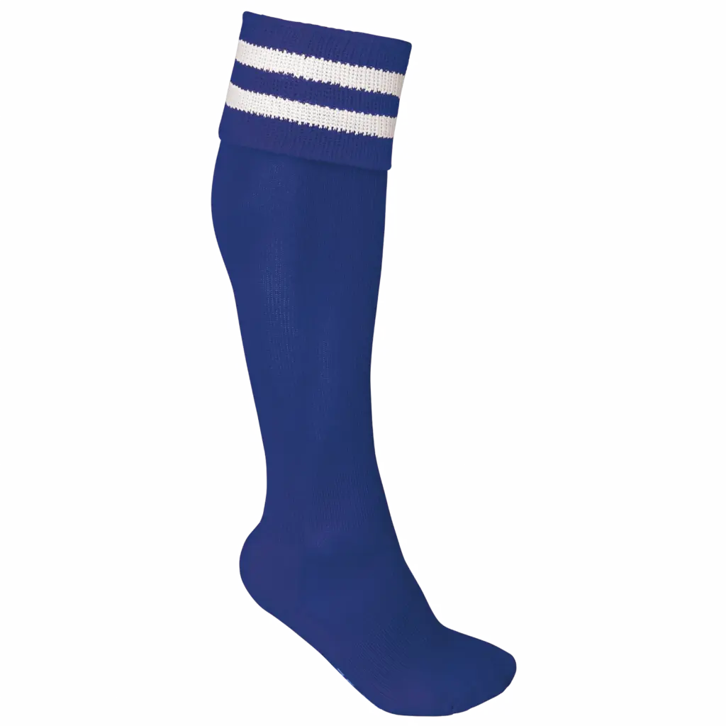 PS_PA015_DARKROYALBLUE-WHITE - Hidalgo Sportsokken Met Contraststrepen, dark royal blue / white — productfoto 6