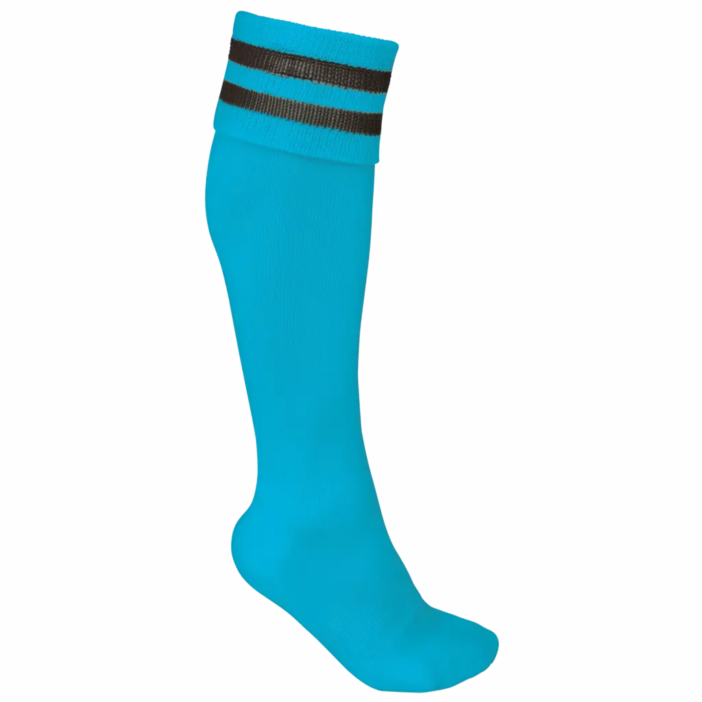 PS_PA015_LIGHTTURQUOISE-DARKGREY - Hidalgo Sportsokken Met Contraststrepen, light turquoise / dark grey — productfoto 9