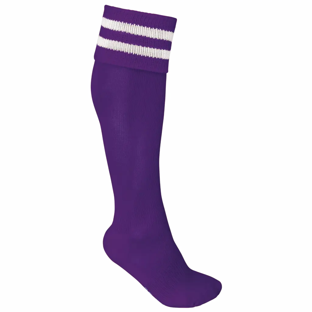 PS_PA015_SPORTYPURPLE-WHITE - Hidalgo Sportsokken Met Contraststrepen, sporty purple / white — productfoto 13